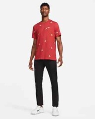 NEW Size XL Nike Tiger Woods Frank Golf Red All Over Print Crew T Shirt Tee Mens