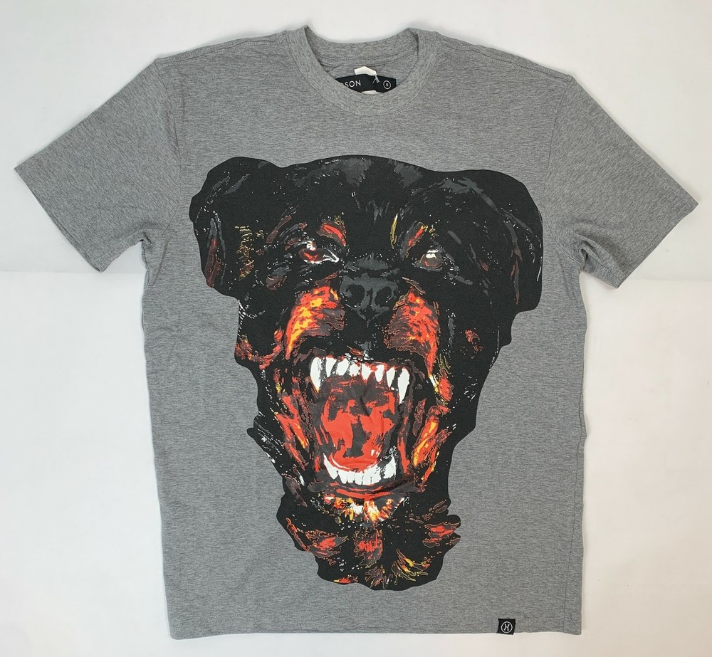 Hudson T-Shirt Men’s Gray Size Small
