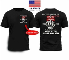 Custom Year Generation X Badass Gen X FAFOT T-Shirt, Generation X Tee FAST SHIP