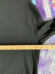 Terramar Mens Medium Black Long Sleeve Poly Base Layer Shirt