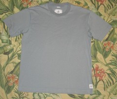 REIGNING CHAMP Blue Mid Weight T Shirt Medium