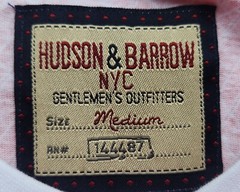 HudSon & Barrow NYC Gentlemen’s Outfitters Men’s Apparel T-Shirt – Size: Medium