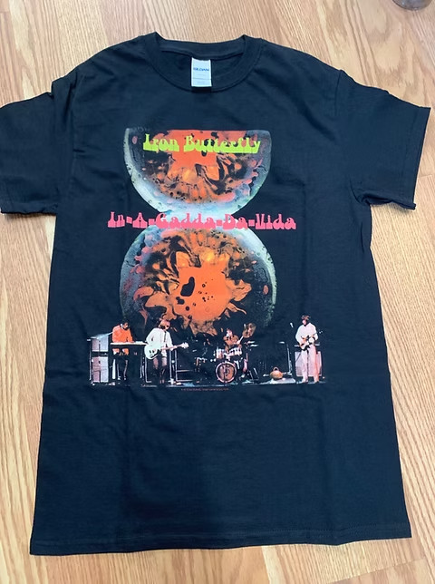 VIntage Iron Butterfly In a Gadda Da Vida Shirt Unisex Concert S to 5XL TR077