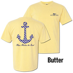 Southern Cross – Hope Anchors the Soul – Short Sleeve Tshirt – Comfort Colors