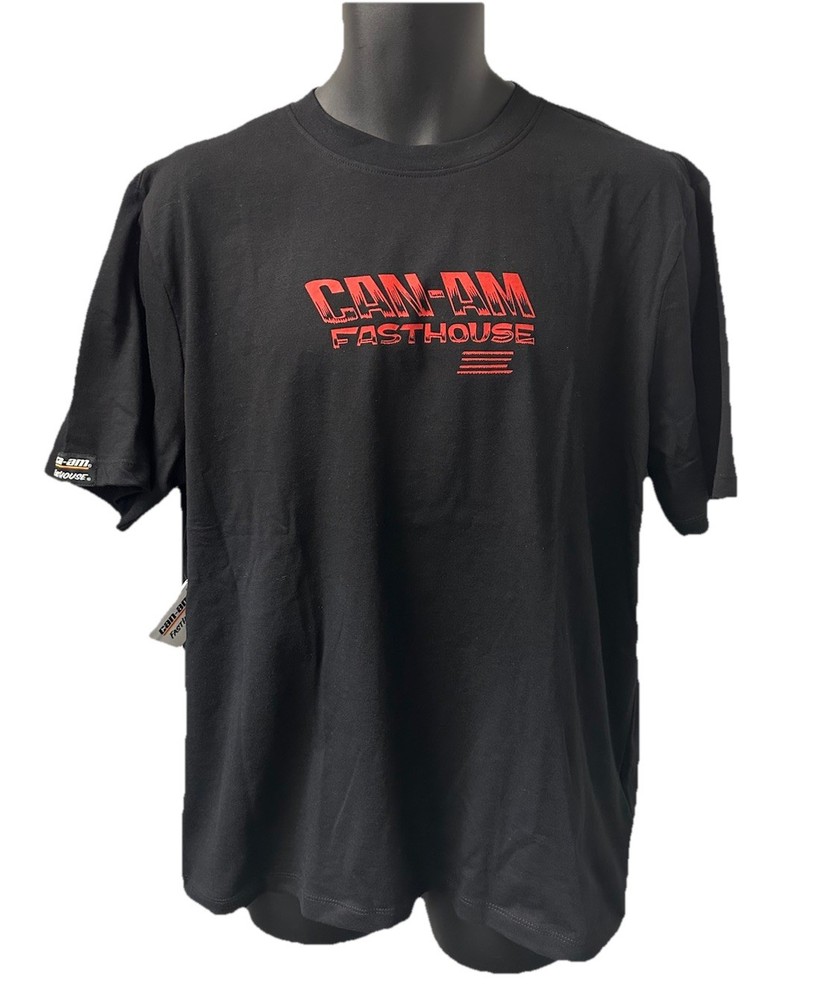 Can-Am Men’s X Fasthouse Ride Out Short Sleeve T-Shirt Black 288225