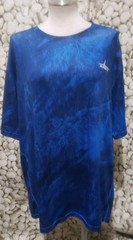 Habit Realtree Fishing Shirt Mens Size XL Blue Short Sleeve Solar Factor