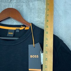 NWT Hugo Boss Men’s S Cotton T-Shirt Crew Neck Classic Fit Black Short sleeve