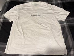 Calvin Klein Mens White Tshirt Size XL