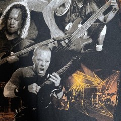 Vintage Metallica Print Rare Single Stitch T-shirt The Roxx – Size Men’s Large