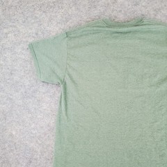 Fairbanks Alaska Shirt Mens Medium Green Graphic Crew Neck Short Sleeve Stretch