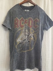 Lucky Brand AC/DC Graphic Tee T-Shirt Men’s Size Medium Rock Dark Slate
