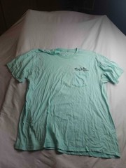 Salt Life T-Shirt Mens Size XL Mint Green Graphic Pocket Crew Neck Beach Casual