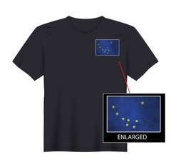 Alaska Alaskan State Flag Anchorage, Fairbanks, Juneau T-Shirt NEW S, M, L, XL