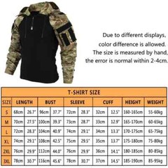 Outdoor Shirts Camo Combat T-Shirt Hooded Men Tactical Shirt Airsoft