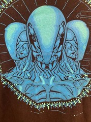 West World Synthetic Drone Robot Heads T-Shirt Large Black HBO TV Sci-Fi Mystery