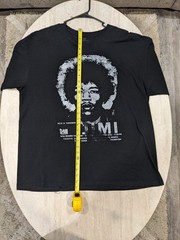 Vintage Flashback 2XL Jimmy Hendrix Black With grey Print T Shirts