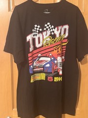 Hello Kitty Tokyo Racing Unisex XL Crew Neck Short Sleeve Black Graphic Tee