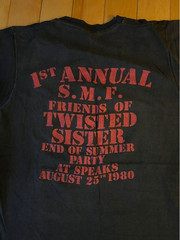 TWISTED SISTER 1980 S.M.F. SPEAKS Large Shirt