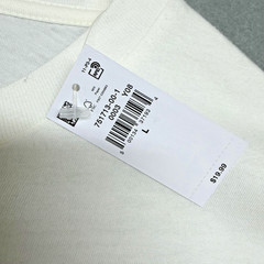 Marvel Old Navy Shirt Mens Large White Logo Graphic Tee Sea Salt Tagless Comic L