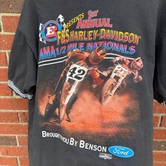 Rare 90s vintage Harley Davidson motocross ama invitationals shirt mens xl