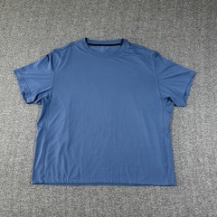 2 Lululemon Men’s Easy Set Train Short Sleeve Shirts Blue Dark Green 2XL LOT