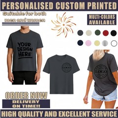 Father’s Day Gift Personalized T-Shirt, Custom Name & Dad Title Image Print