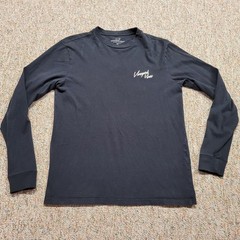 Vineyard Vines Shirt Men XS Black Long Sleeve Skiing Retro Neon Graphic Logo