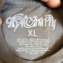 Aerosmith Get Your Wings US Tour ’74 T Shirt Mens XL Gray Graphic Print Cotton