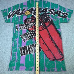 RARE Valabasas Vintage Tee Boom Lose Your Mind All Over Graphic Tee Size XS