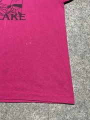 Vtg Distresed Pink FOTL single Stitch Shirt Camp Texlake Sail boat Horseback XL