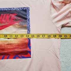 Rare Nike Air T Shirt Dolphin Nautical Ocean Beach Fish Mens Medium M