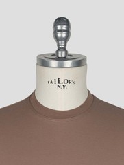 NEW KIRED BROWN COTTON T-SHIRT US 42 – EU 52 KRME3