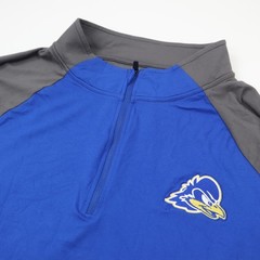 Delaware Blue Hens Colosseum 1/4 Zip Windshirt Pullover Mens Blue 3XL NWT