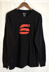 Tom Brady TB12 6 Super Bowl Rings Men’s Large Black L/S Graphic T-Shirt Tee