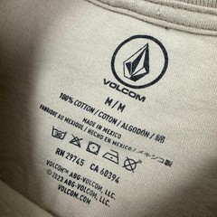Volcom Stone Men’s Graphic T-Shirt “True To This” Y2K Beige Size M Cotton