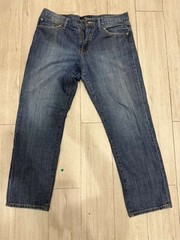 Lucky Brand Mens Straight Leg Jeans 34×30 Medium Blue Denim 35″ Actual Waist