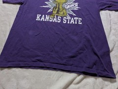 The Grinch Kansas State Purple T-Shirt Size Large Y2K 2000s College Xl