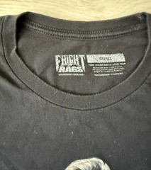 RARE Fright Rags “THRILL ME” Tom Atkins Night Of The Creeps T-Shirt Size Small