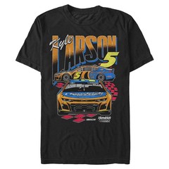 Kyle Larson #5 Black Racing Fan Graphic T-Shirt Style Tee