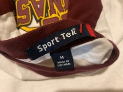 VTG SPORT TEK BASEBALL RAGLAN ASU GYMNASTICS GRAPHIC ( MENS M ) DISTRESSED