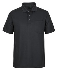 Jb’s wear Podium Textured Waffle Pocket Polo With Cool Moisture Wicking Fabric