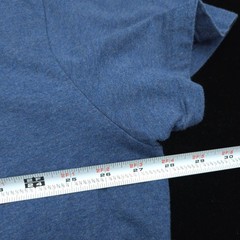 Polo Ralph Lauren T-Shirt -XXL Blue Heather -White Pony -Chain stitch Spellout