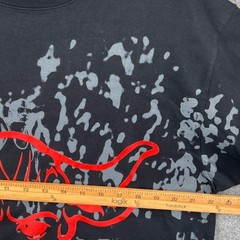 WWE T-Shirt Mens M Black Red The Rock Brahma Bull Graphic NWT