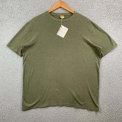 ONNO T-Shirt Men’s Olive Green XXL Hemp Organic Cotton Sustainable Crew Neck NWT