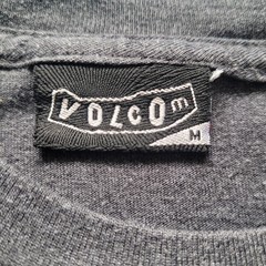 Vintage Y2K Volcom Stone Graphic T Shirt Mens M Gray Surf Skate Palm Tree Tee