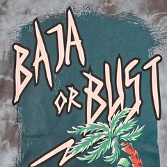 MOUNTAIN DEW BAJA BLAST Shirt Mens 2XL XXL Blue TIE DYE CASUAL Faded Gamer NWT