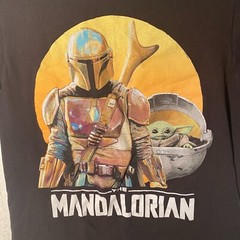 Star Wars Mandalorian T-Shirt Men’s Size Small Short Sleeve Black 100% Cotton