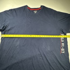 Polo Ralph Lauren Mens T-Shirt 3X Cotton Graphic RL-67 Navy Blue Sporty Tee