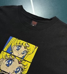 Vintage Sailor Moon Eyes Panel T Shirt Men’s XL Fashion Victim 1998 Rare 24×31