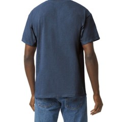 NEW First Quality XL Gildan Heavy Cotton Heather Navy Adult Short Sleeve Tee.